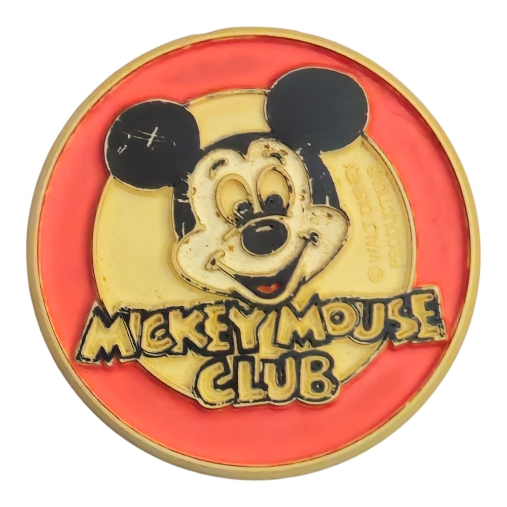 Vintage Mickey Mouse‎ Club Walt Disney Pinback Button Pin
